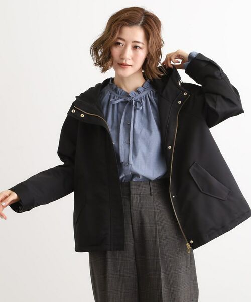 grove / グローブ レザーブルゾン・ジャケット | 【名品アウター/3WAY・はっ水】ボアライナー付マウンテンパーカ | 詳細11