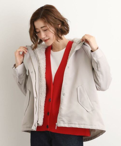 grove / グローブ レザーブルゾン・ジャケット | 【名品アウター/3WAY・はっ水】ボアライナー付マウンテンパーカ | 詳細17