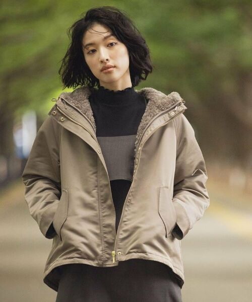 grove / グローブ レザーブルゾン・ジャケット | 【名品アウター/3WAY・はっ水】ボアライナー付マウンテンパーカ | 詳細25