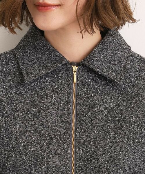 grove / グローブ レザーブルゾン・ジャケット | カジュアルに羽織れる、大人のツイードトラックジャケット | 詳細16