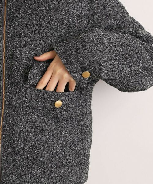 grove / グローブ レザーブルゾン・ジャケット | カジュアルに羽織れる、大人のツイードトラックジャケット | 詳細18