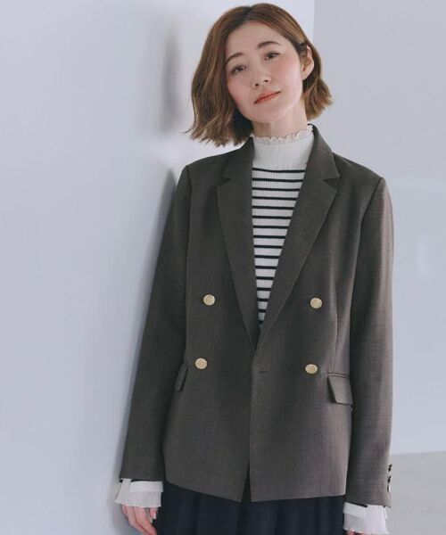 grove / グローブ テーラードジャケット | 【カセット服】ダブルブレストテーラードジャケット | 詳細2