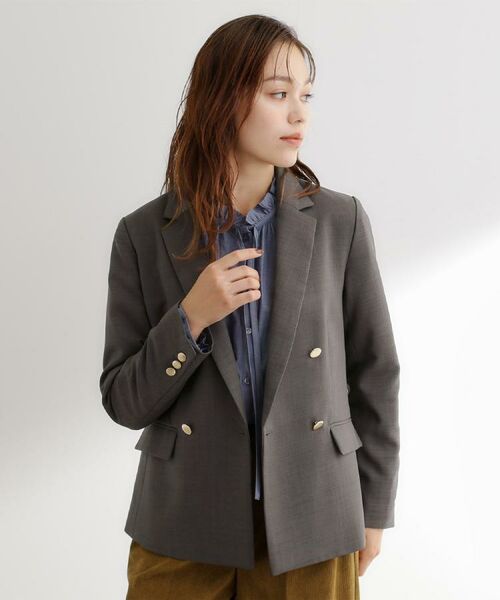 grove / グローブ テーラードジャケット | 【カセット服】ダブルブレストテーラードジャケット | 詳細7