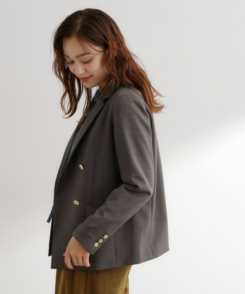grove / グローブ テーラードジャケット | 【カセット服】ダブルブレストテーラードジャケット | 詳細8