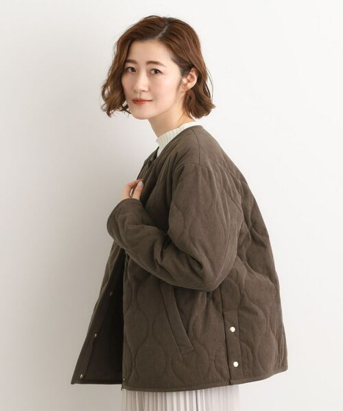 grove / グローブ その他アウター | 【2WAY・リバーシブル】大人が着たい上品コーデュロイジャケット | 詳細10
