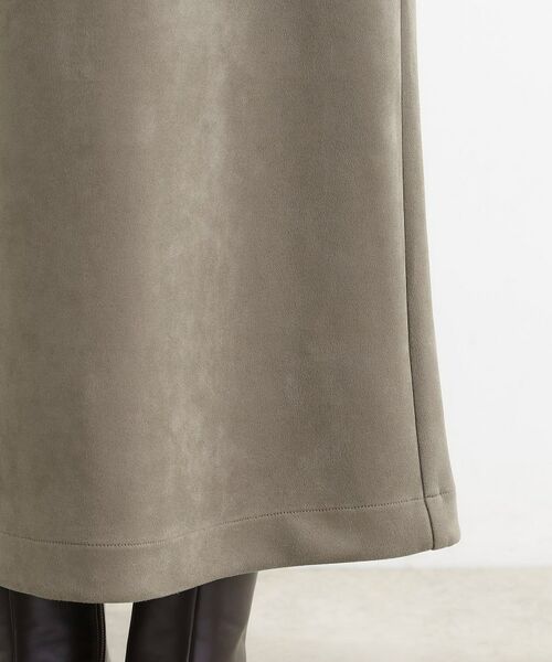 grove / グローブ ロング・マキシ丈ワンピース | 【秋から冬まで活躍】スエードライクジャンパードレス | 詳細16