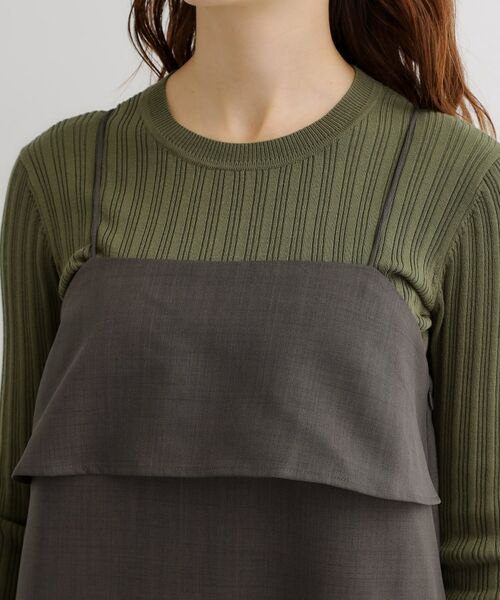 grove / グローブ ワンピース | 【カセット服】洗えるAラインキャミワンピース | 詳細21