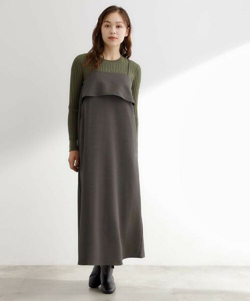 grove / グローブ ワンピース | 【カセット服】洗えるAラインキャミワンピース | 詳細3