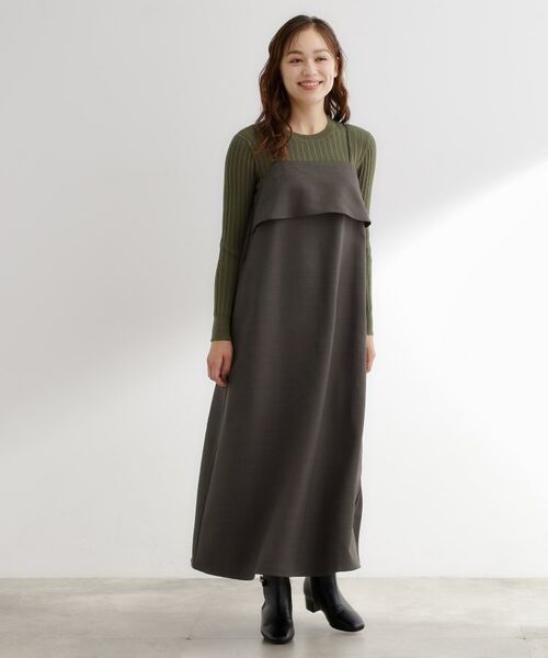 grove / グローブ ワンピース | 【カセット服】洗えるAラインキャミワンピース | 詳細4