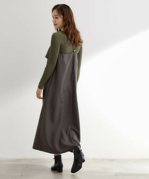 grove / グローブ ワンピース | 【カセット服】洗えるAラインキャミワンピース | 詳細5