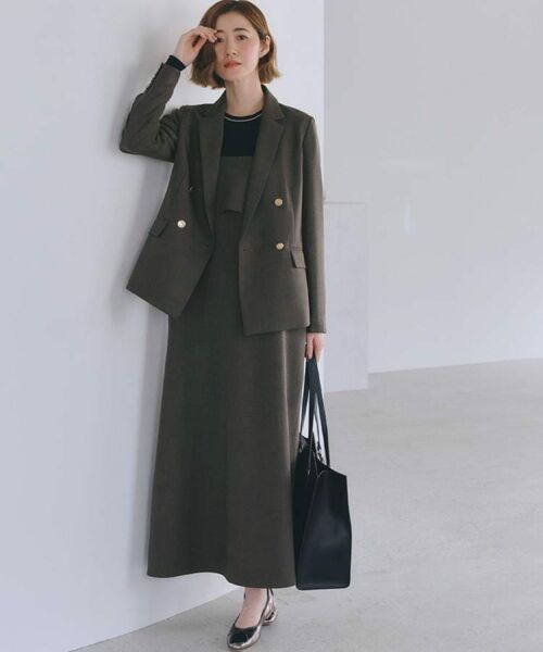 grove/グローブ 【カセット服】洗えるAラインキャミワンピース ブラウン(044) 02(M) grove/グローブ 【カセット服】洗えるAラインキャミワンピース ブラウン(044) 02(M)