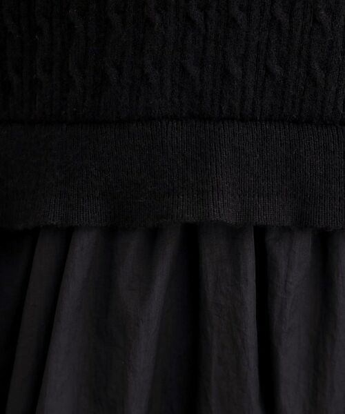 grove / グローブ ロング・マキシ丈ワンピース | 【時短コーデ】ポロニットドッキングワンピース | 詳細9