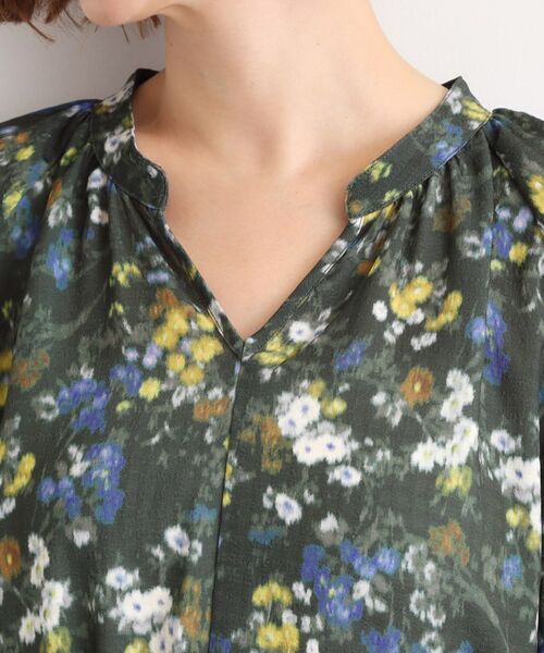 grove / グローブ ロング・マキシ丈ワンピース | カスリフラワーティアードワンピース | 詳細12