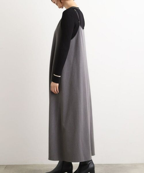 grove / グローブ ワンピース | 【体型カバー/レイヤード】へリンボンキャミワンピース | 詳細12