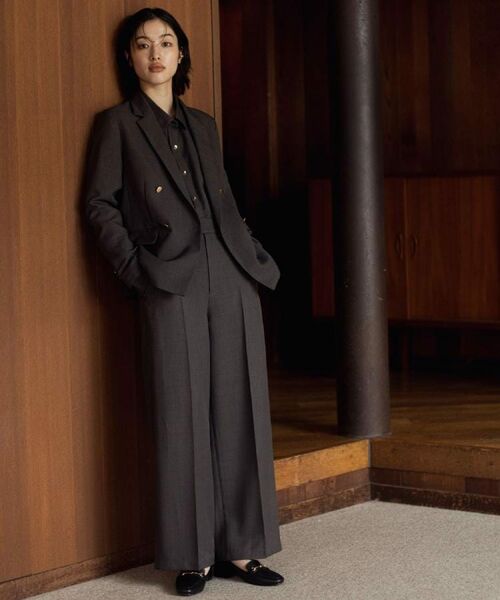 grove / グローブ パンツ | 【カセット服】洗えるストレートワイドパンツ | 詳細1