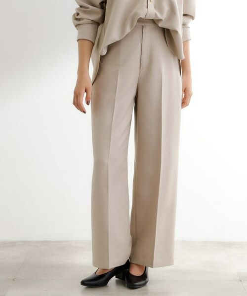 grove / グローブ パンツ | 【カセット服】洗えるストレートワイドパンツ | 詳細10