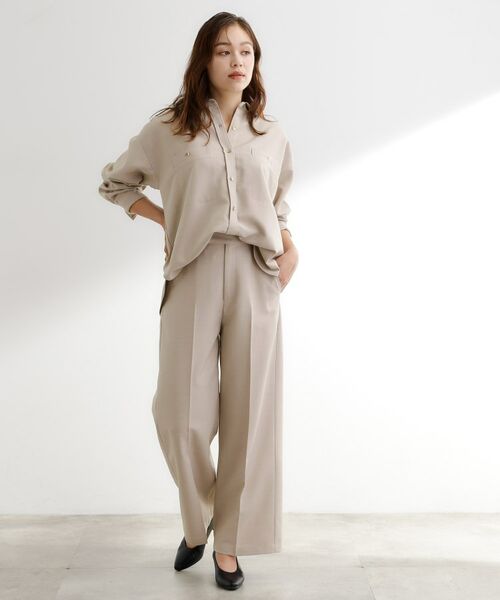 grove / グローブ パンツ | 【カセット服】洗えるストレートワイドパンツ | 詳細11