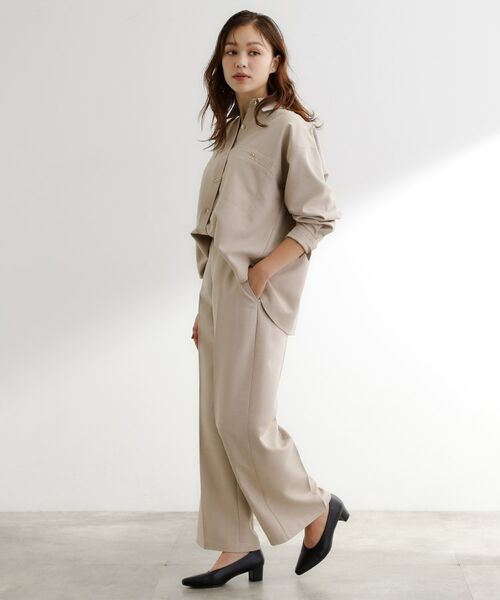 grove / グローブ パンツ | 【カセット服】洗えるストレートワイドパンツ | 詳細12