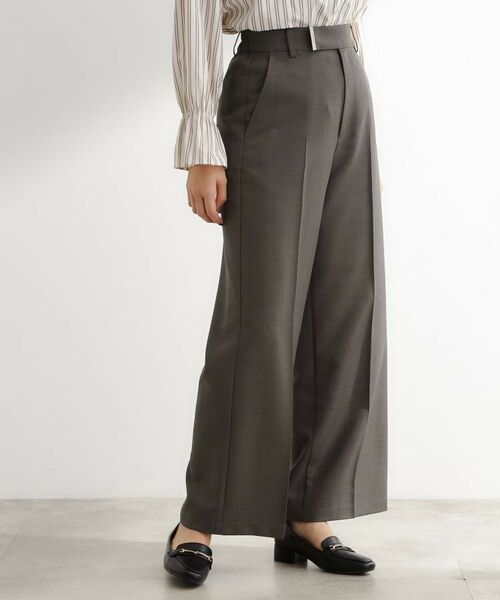 grove / グローブ パンツ | 【カセット服】洗えるストレートワイドパンツ | 詳細4