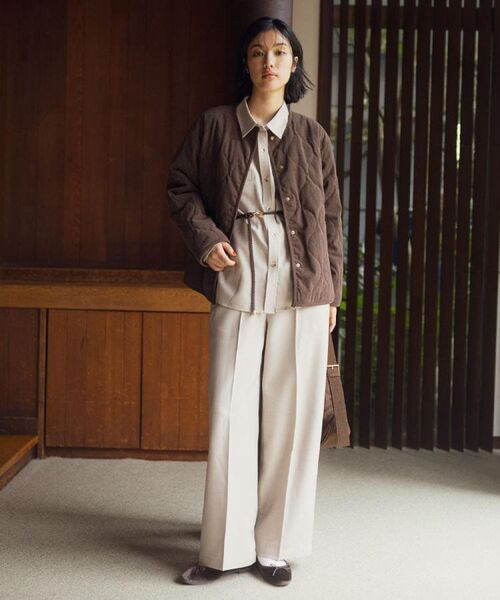 grove / グローブ パンツ | 【カセット服】洗えるストレートワイドパンツ | 詳細8