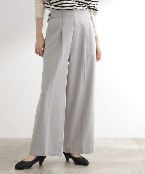 grove / グローブ パンツ | サス付きセンタープレスワイドパンツ | 詳細1