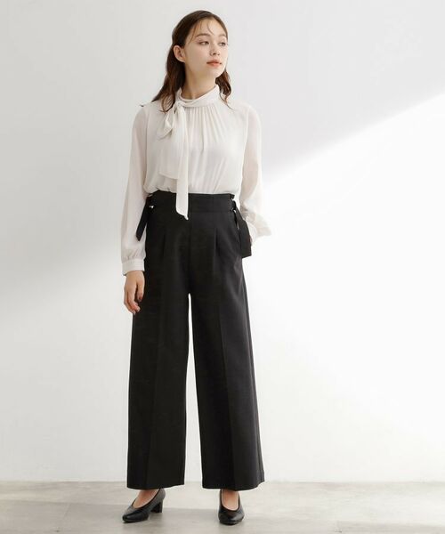 grove / グローブ パンツ | サス付きセンタープレスワイドパンツ | 詳細10