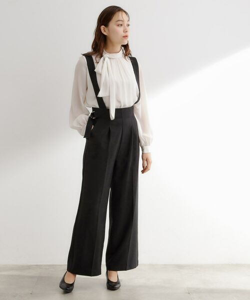 grove / グローブ パンツ | サス付きセンタープレスワイドパンツ | 詳細12