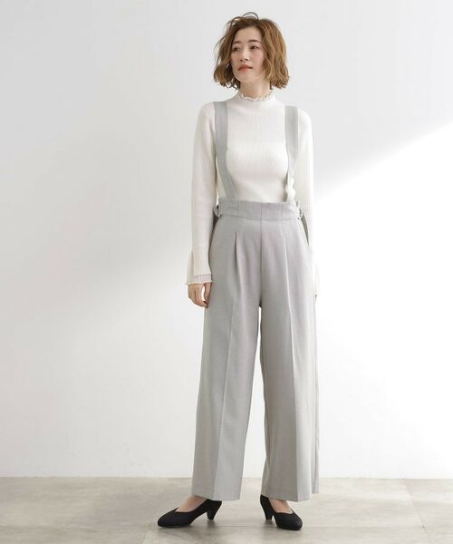 grove / グローブ パンツ | サス付きセンタープレスワイドパンツ | 詳細5