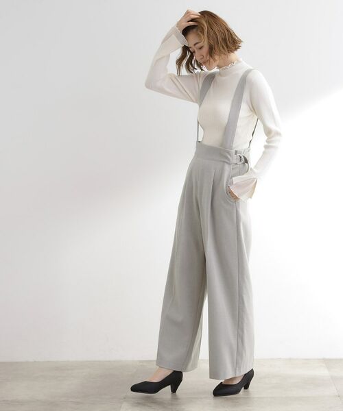 grove / グローブ パンツ | サス付きセンタープレスワイドパンツ | 詳細6