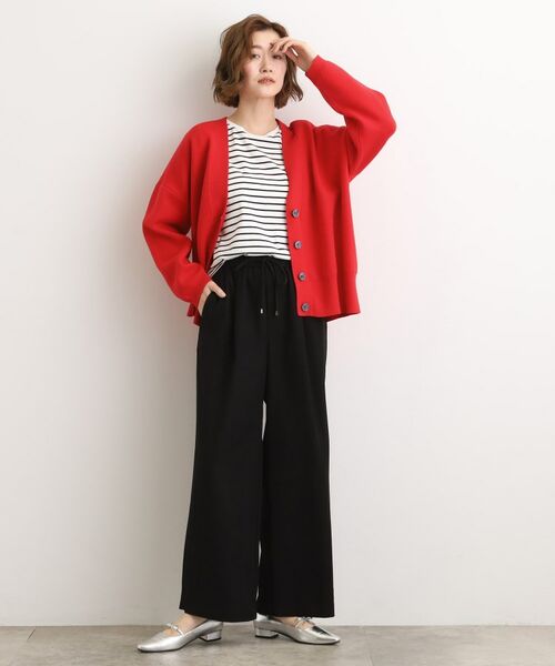 grove / グローブ パンツ | きれい見えとリラックス感を両立。秋の大人カジュアルに効くイージーパンツ | 詳細7