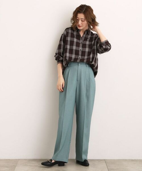 grove / グローブ パンツ | 【石川梨華さん着用】ツータックワイドパンツ | 詳細11