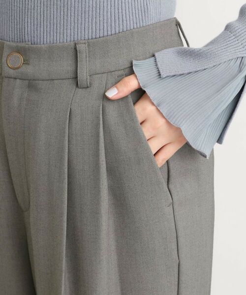 grove / グローブ パンツ | 【石川梨華さん着用】ツータックワイドパンツ | 詳細18