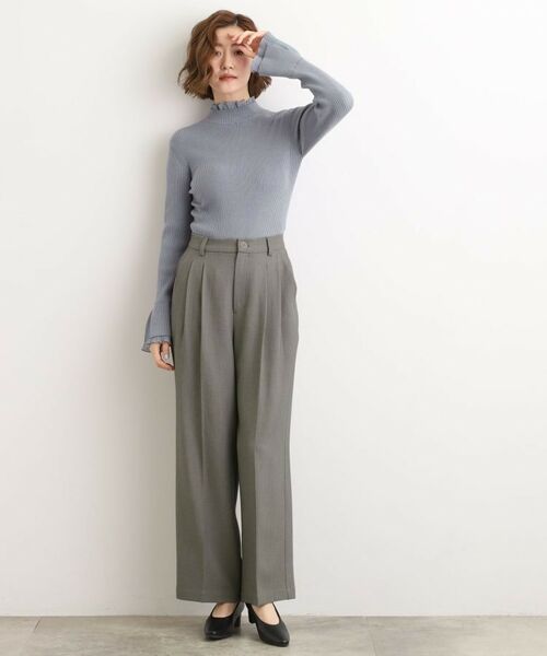 grove / グローブ パンツ | 【石川梨華さん着用】ツータックワイドパンツ | 詳細2