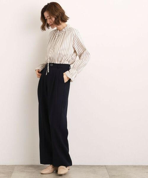 grove / グローブ パンツ | 【石川梨華さん着用】ツータックワイドパンツ | 詳細6