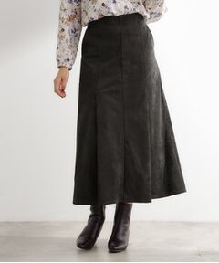 grove / グローブ ロング・マキシ丈スカート | しっとりスエードで描くやわらかなマーメイドスカート