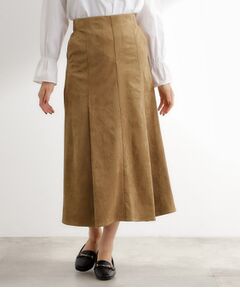 grove / グローブ ロング・マキシ丈スカート | しっとりスエードで描くやわらかなマーメイドスカート