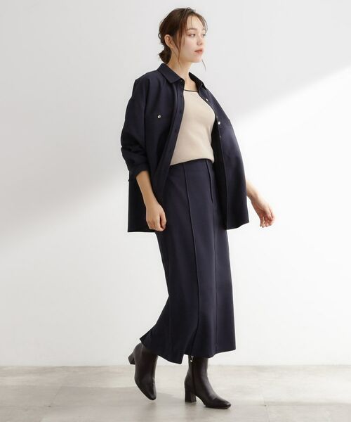 grove / グローブ ロング・マキシ丈スカート | 【カセット服】洗えるストレートシルエットスカート | 詳細12