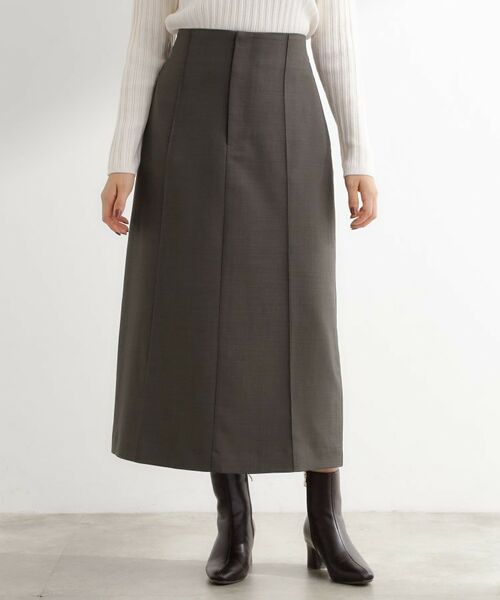 grove / グローブ ロング・マキシ丈スカート | 【カセット服】洗えるストレートシルエットスカート | 詳細14