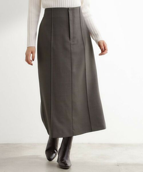 grove / グローブ ロング・マキシ丈スカート | 【カセット服】洗えるストレートシルエットスカート | 詳細2