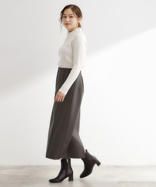 grove / グローブ ロング・マキシ丈スカート | 【カセット服】洗えるストレートシルエットスカート | 詳細4