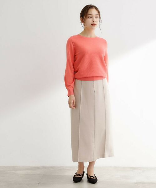 grove / グローブ ロング・マキシ丈スカート | 【カセット服】洗えるストレートシルエットスカート | 詳細8