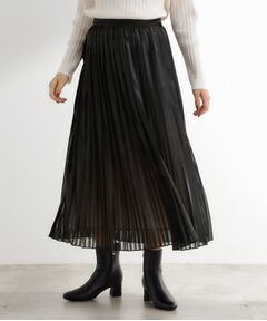 grove / グローブ ロング・マキシ丈スカート | 【洗える】ひらりとゆれる　上品プリーツスカート