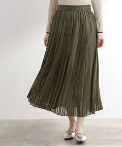 grove / グローブ ロング・マキシ丈スカート | 【洗える】ひらりとゆれる　上品プリーツスカート