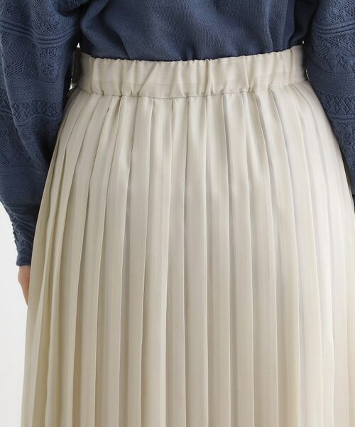 grove / グローブ ロング・マキシ丈スカート | 【洗える】ひらりとゆれる　上品プリーツスカート | 詳細17