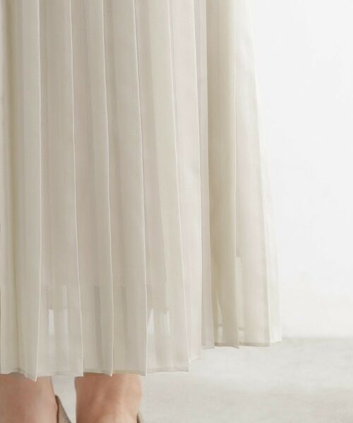 grove / グローブ ロング・マキシ丈スカート | 【洗える】ひらりとゆれる　上品プリーツスカート | 詳細19