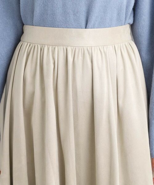 grove / グローブ ロング・マキシ丈スカート | 【石川梨花さん着用】スエードライク マキシティアードスカート | 詳細17