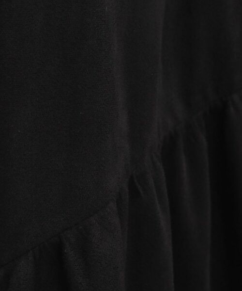 grove / グローブ ロング・マキシ丈スカート | 【石川梨花さん着用】スエードライク マキシティアードスカート | 詳細4