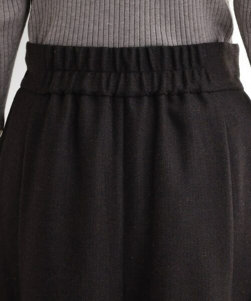 grove / グローブ ロング・マキシ丈スカート | へリンボンツイードフレアマキシスカート | 詳細16