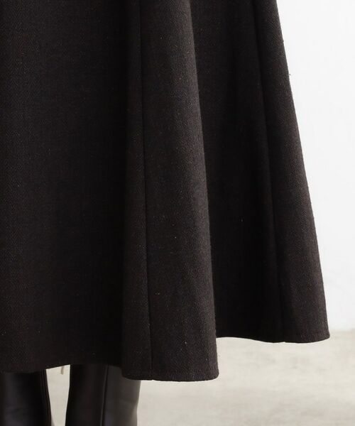 grove / グローブ ロング・マキシ丈スカート | へリンボンツイードフレアマキシスカート | 詳細18