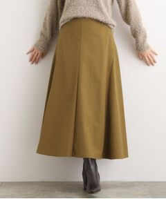 grove / グローブ ロング・マキシ丈スカート | もっちりナイロンストレッチトラペーズスカート